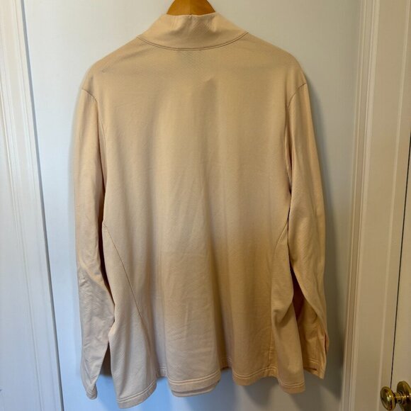 Adidas Terrex Zip Up Sweater Cream/Tan Plus Size 4X NWT Workout Lightweight - Picture 9 of 12